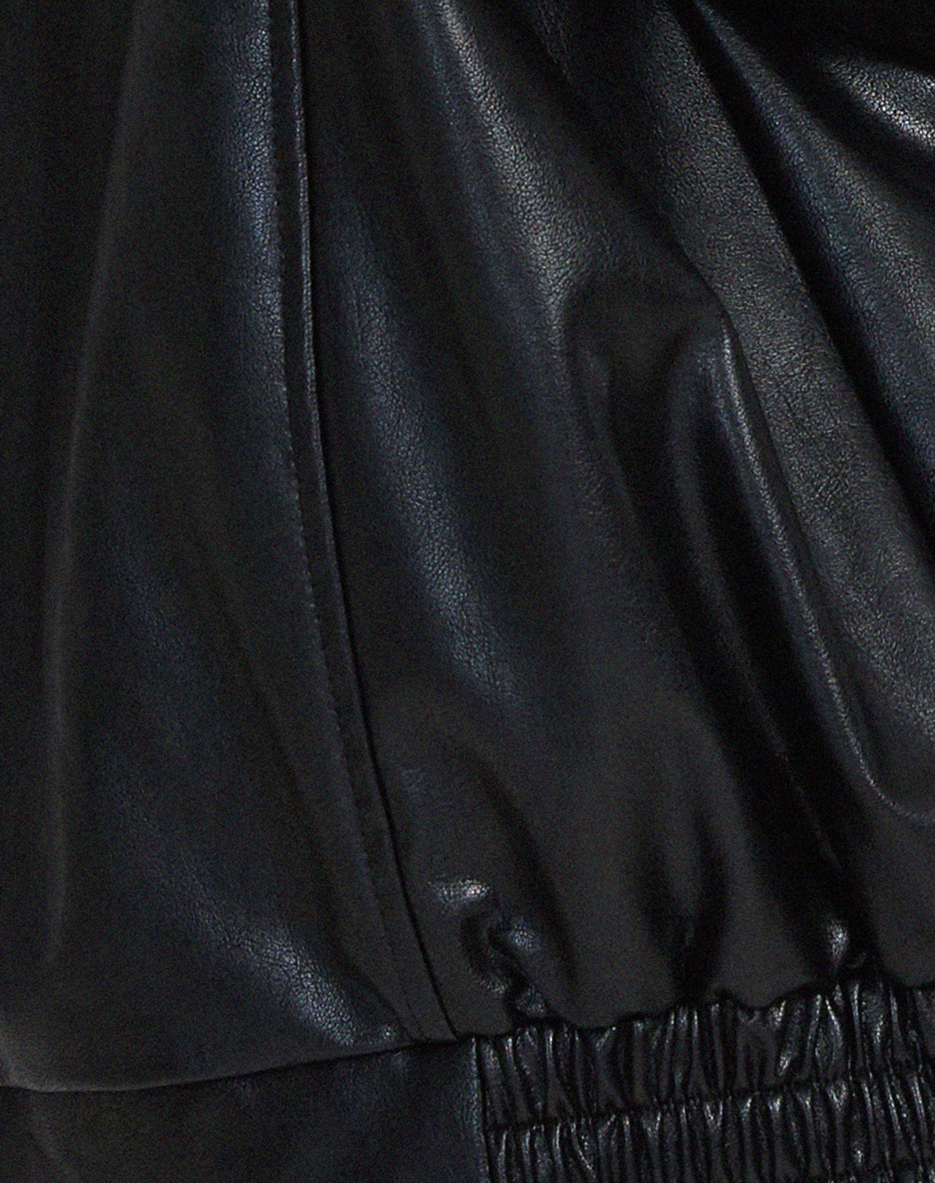 Charly | Women's Oversized Faux Leather Bomber Jacket