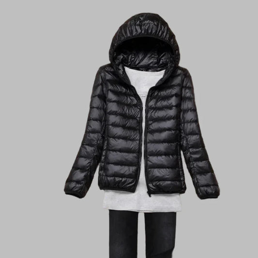 Charly | Women's Packable Down Hooded Jacket