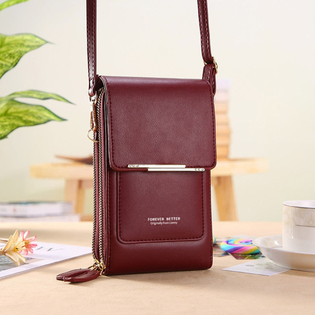 Charly | Women's Phone Shoulder Bag with Touchscreen Compartment