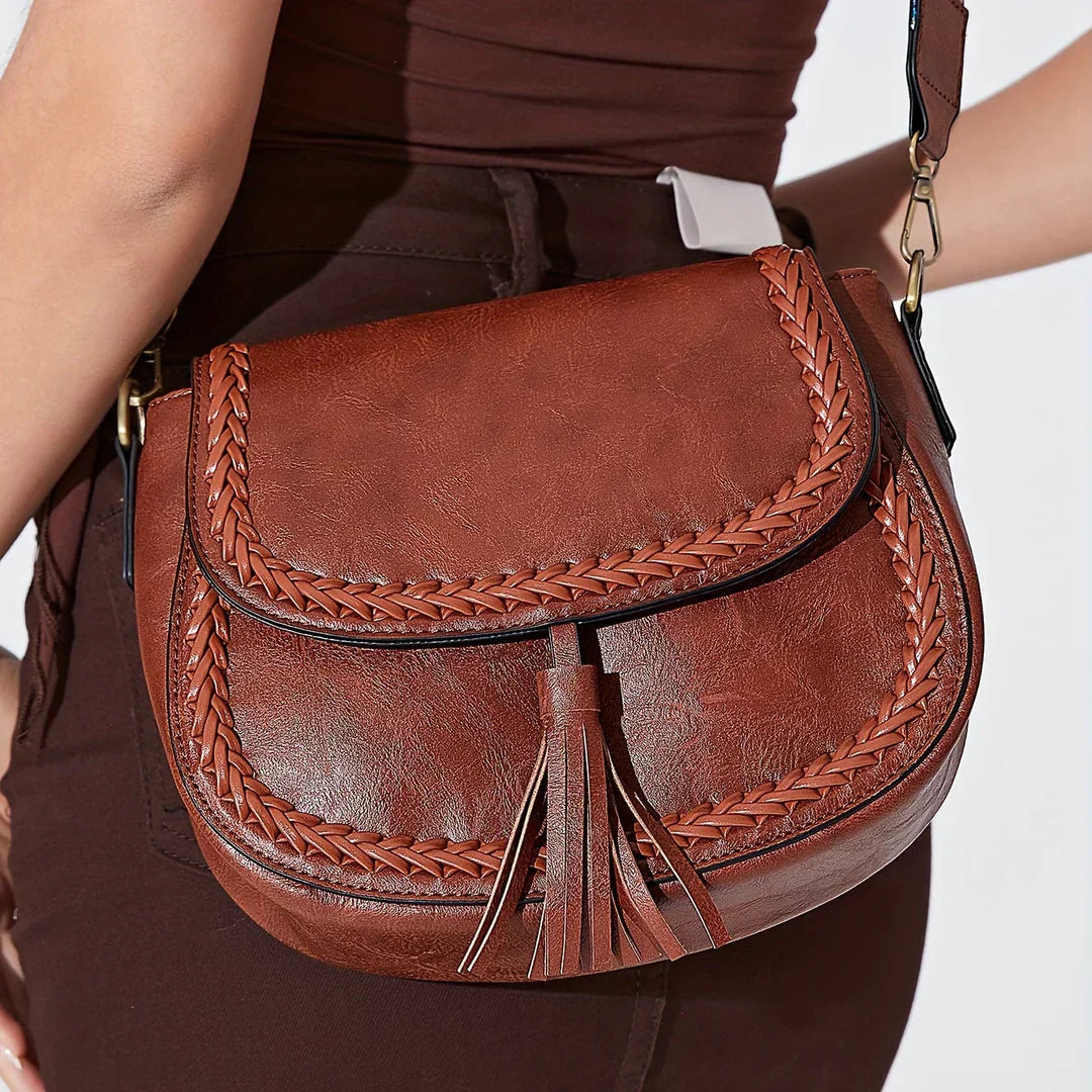 Charly | Women's Saddle Bag with Tassel Detail