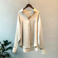 Sisica | Luxurious Satin Relaxed Fit Shirt