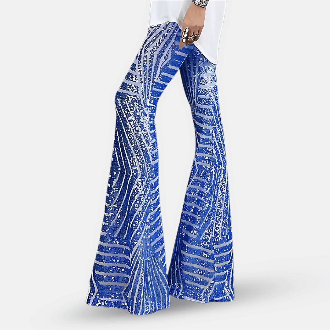 Charly | Women's Sequin Flare Pants