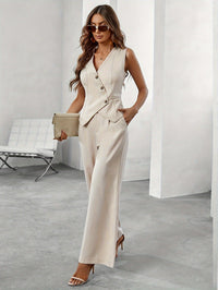 Sleeveless Tailored Jumpsuit for Women
