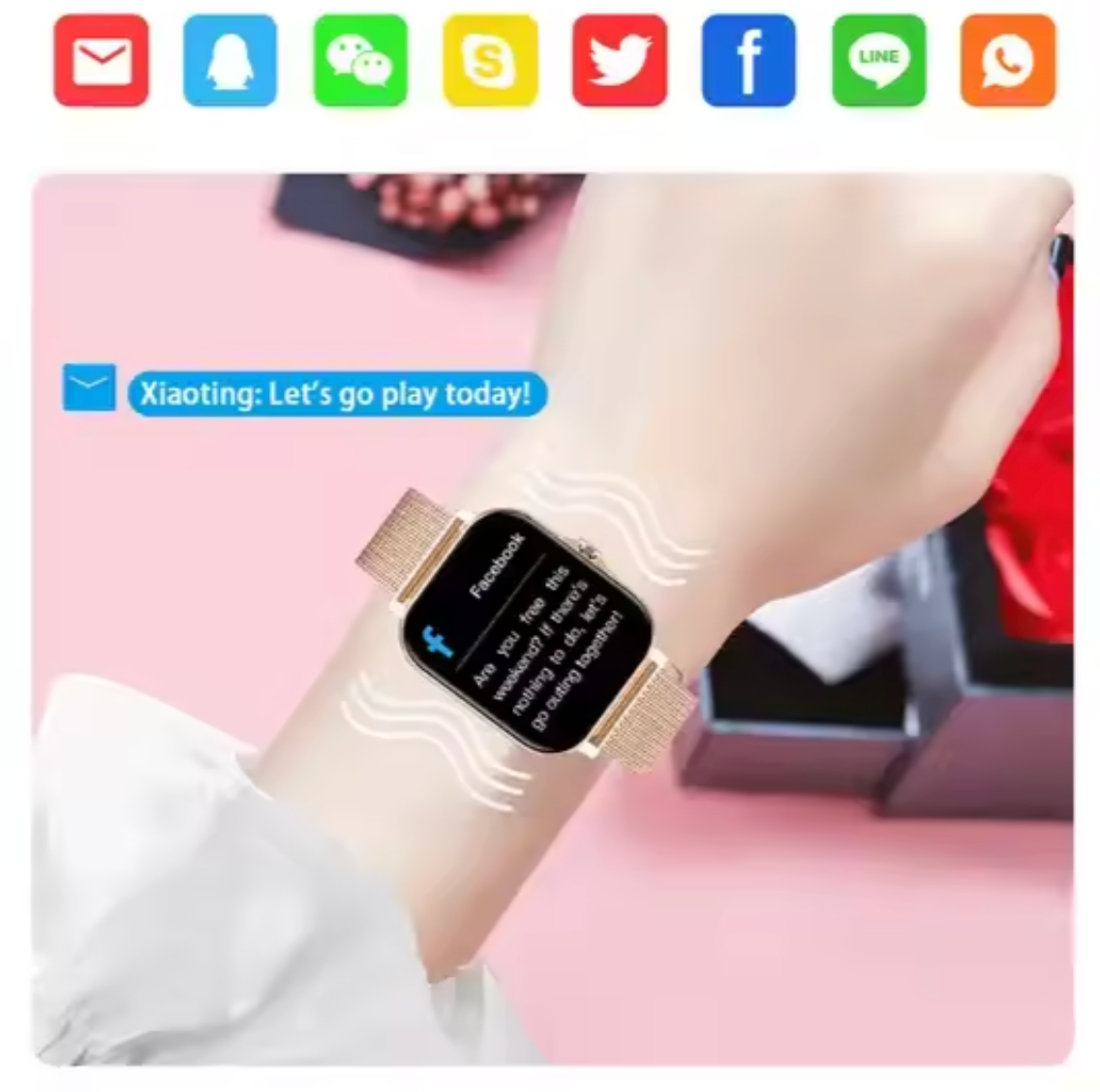 Charly | Women's Smartwatch Elegant Fitness Watch
