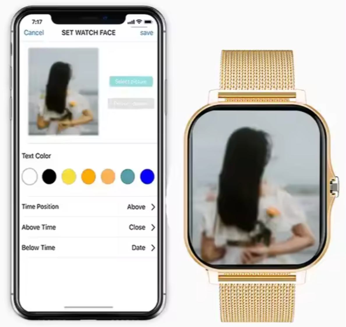 Charly | Women's Smartwatch with Mesh Band