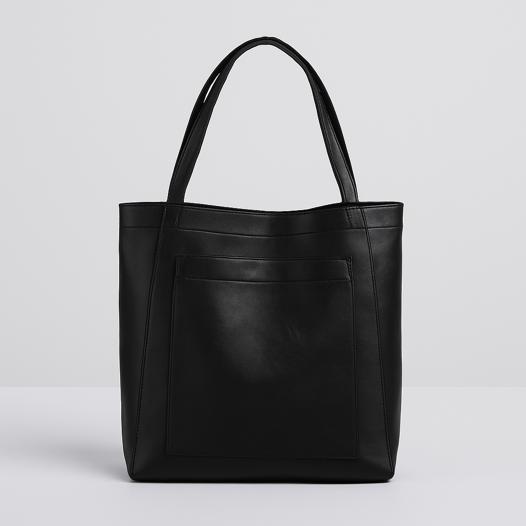Charly | Women's Structured Tote Bag with Exterior Pocket