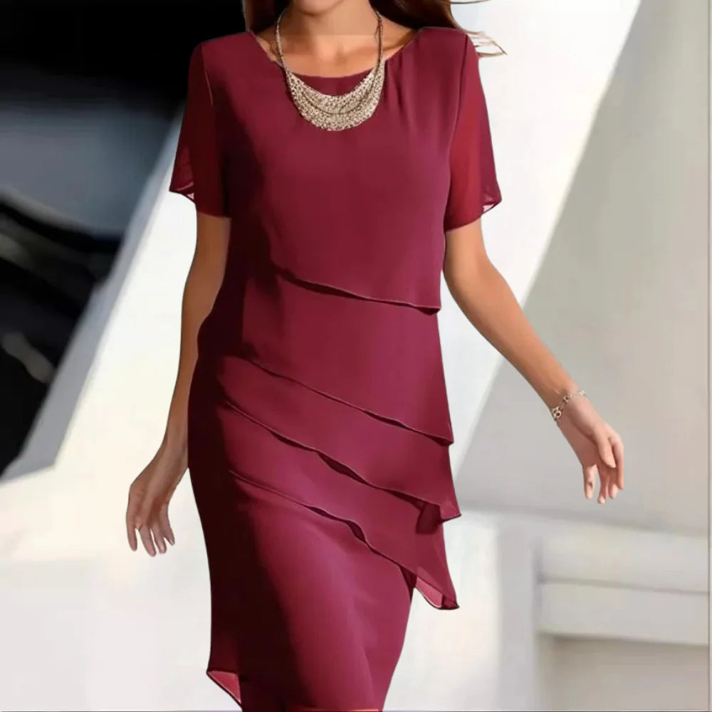 Charly | Women's Tiered Midi Dress