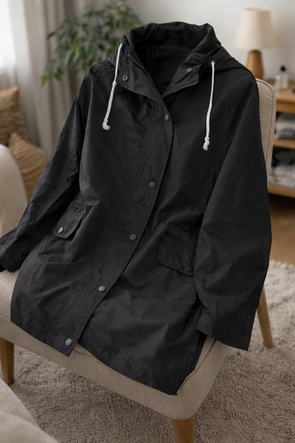 Charly Women's Transitional Jacket with Hood Lightweight