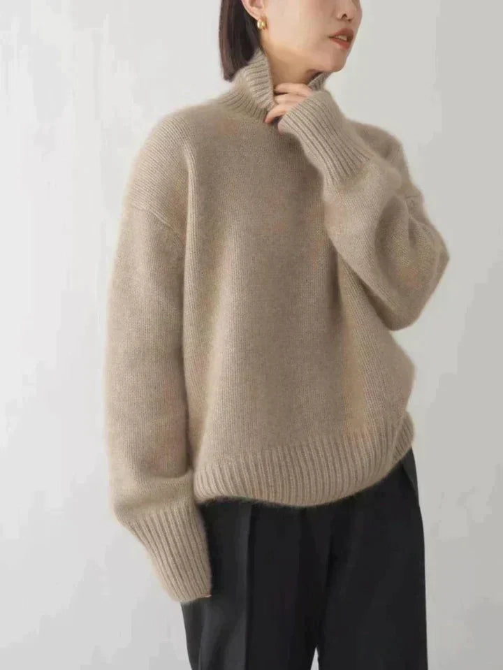 Charly | Women's Turtleneck Knit Sweater