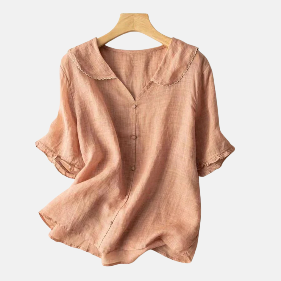 Charly | Women's Vintage Doll Collar Shirt
