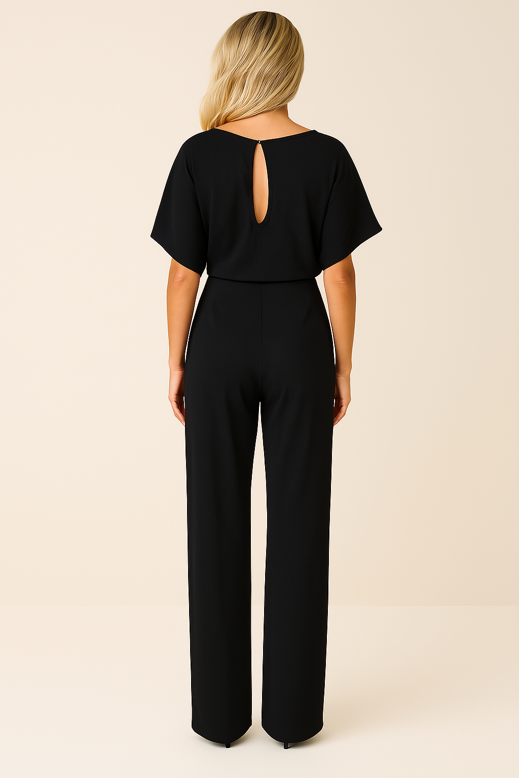 Charly | Women's Wide Leg Jumpsuit with Belt