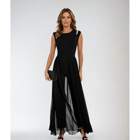 Sisica | Flowy Wide-Leg Jumpsuit with Cutout Shoulders
