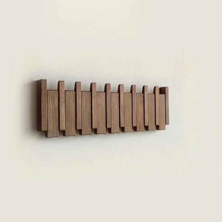 Charly | Wooden Coat Rack with Piano Key Design