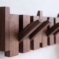 Sisica | Wooden Wall Hook Rack Piano Design