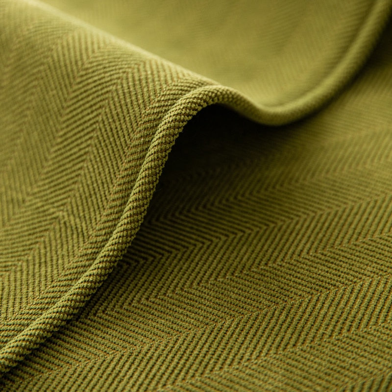 Chenille Sofa Cover with Chevron Pattern – VeluraShield