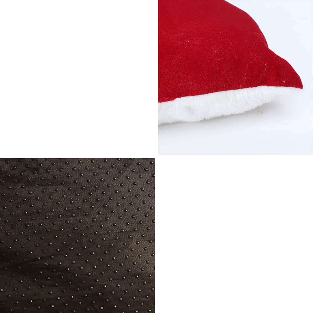 Christmas 2-in-1 Pet Cave Bed with Non-Slip Base