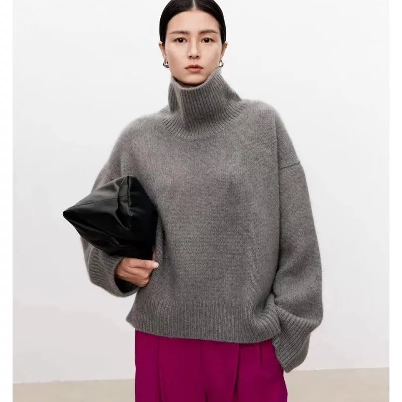 Classic Women's Turtleneck Sweater