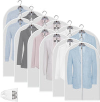 12pk Garment Bags for Clothes Protection
