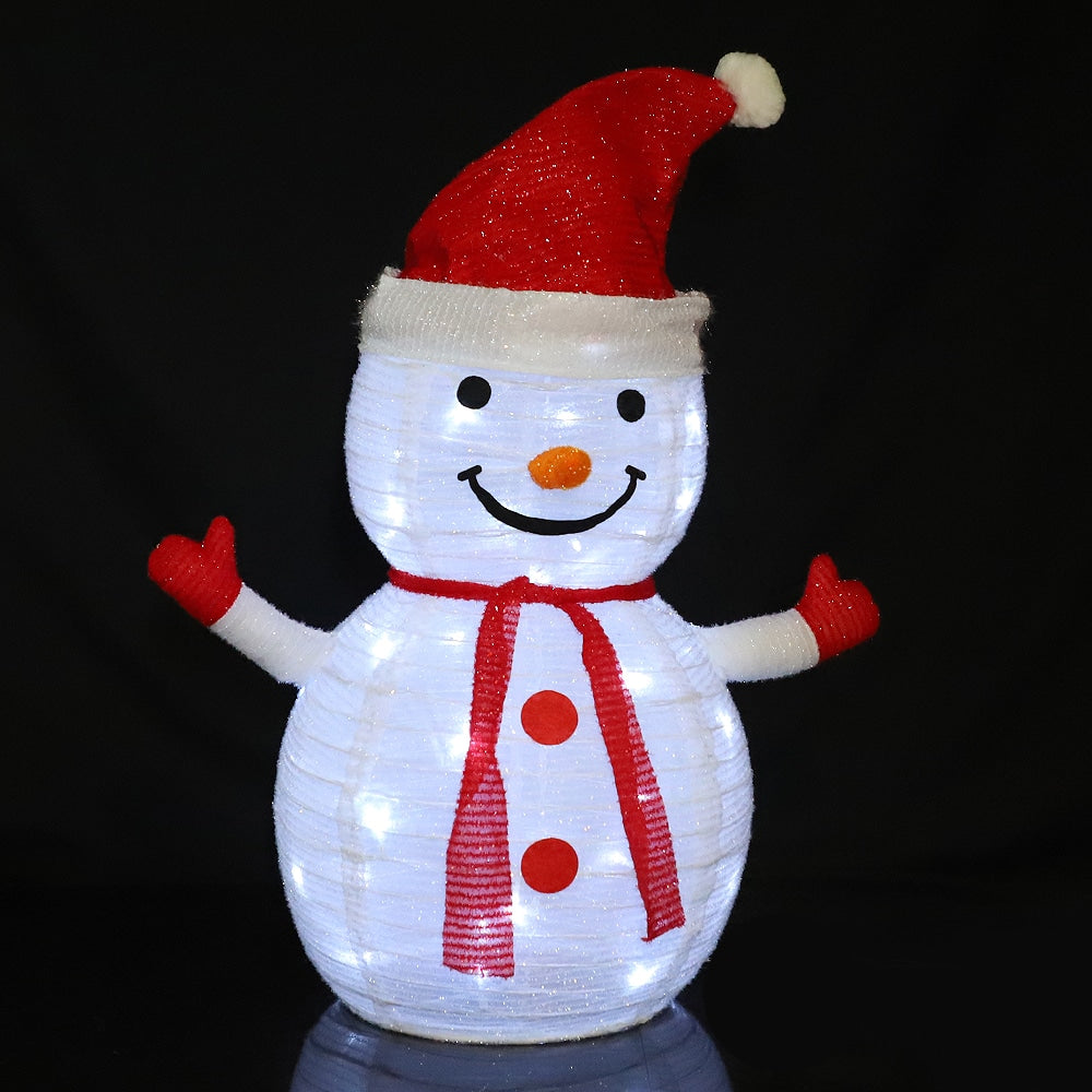 Collapsible Snowman with Timer - Height 70 cm
