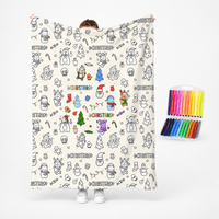Color-Your-Own Kids Duvet Cover Set