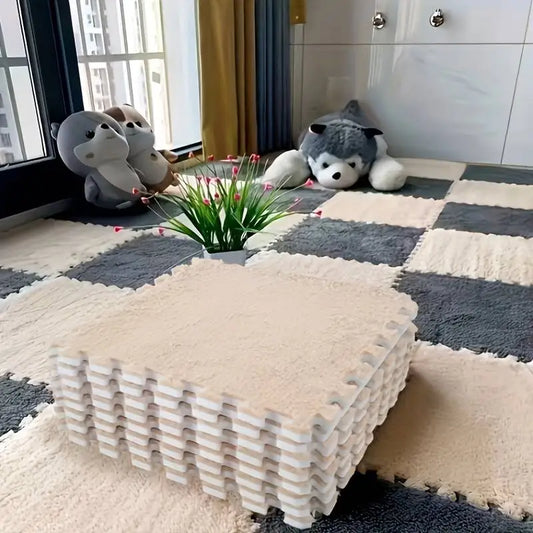 Comfortable and Cute Puzzle Mat (Set of 10 Squares)