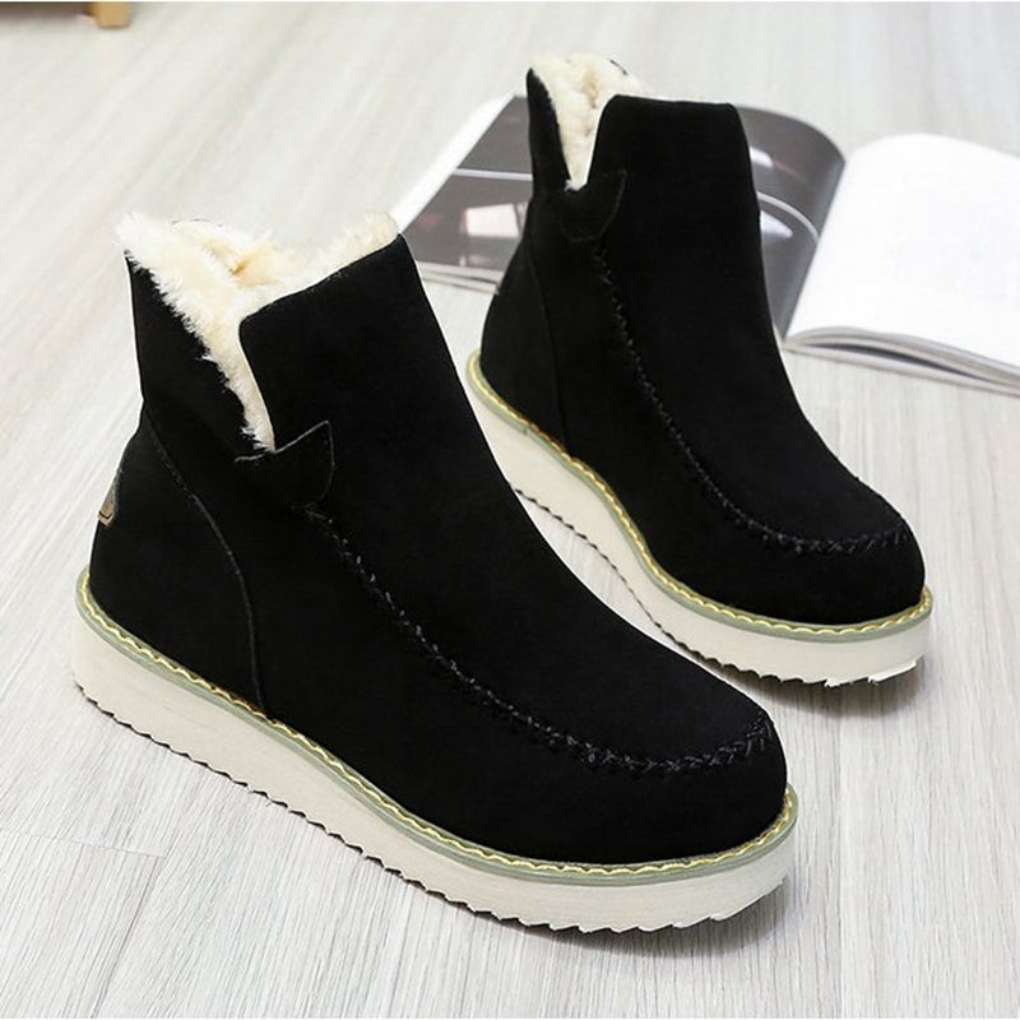 Comfortable Warm Fur-Lined Winter Shoes