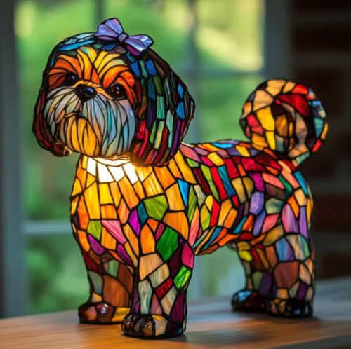 COMPANIONLIGHT – Artistic LED Night Light with Dog Breeds for Home Decoration
