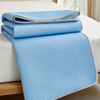 Cooling Mattress Topper with Breathable Pressure Relief and Non-Slip Bottom