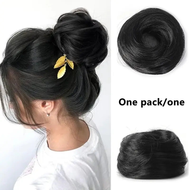 Curly Bun Synthetic Hair Piece for Instant Volume