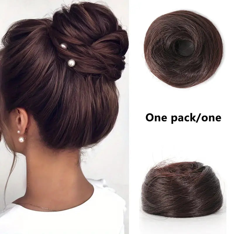 Curly Bun Synthetic Hair Piece for Instant Volume