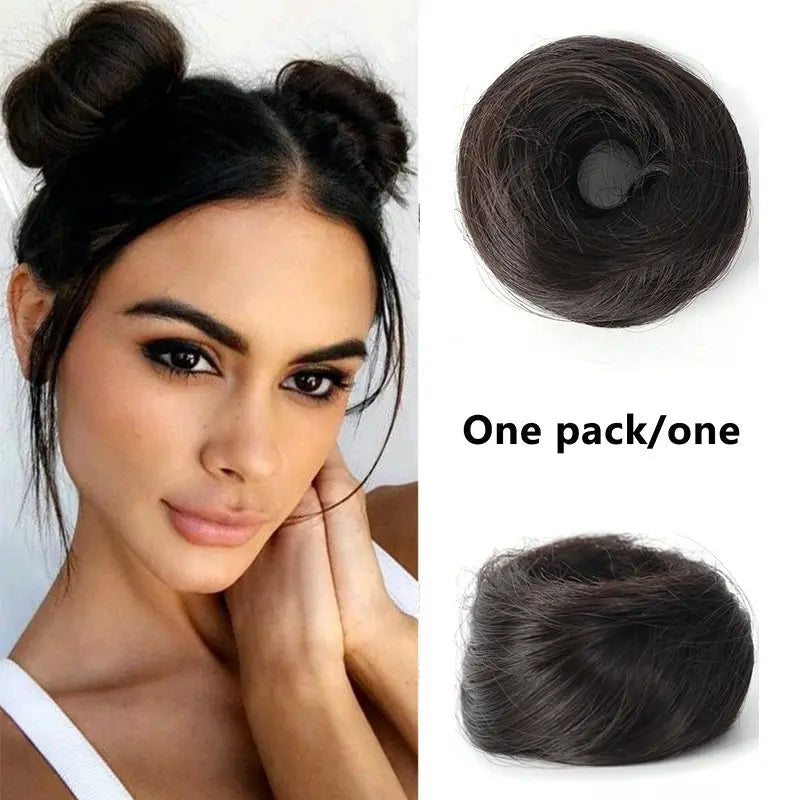Curly Bun Synthetic Hair Piece for Instant Volume