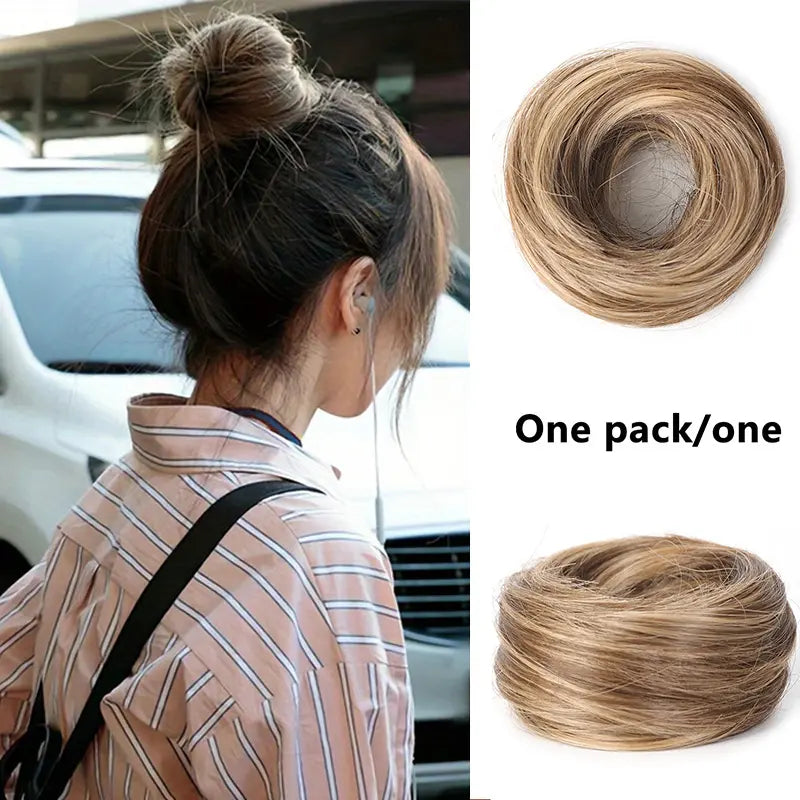 Curly Bun Synthetic Hair Piece for Instant Volume