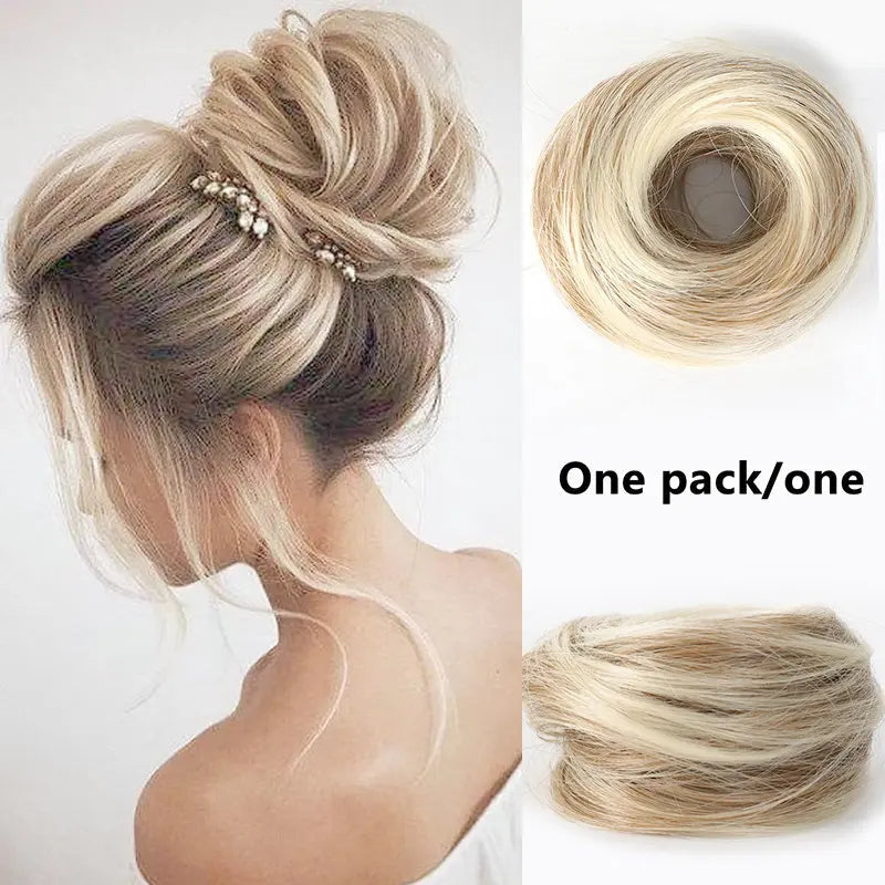 Curly Bun Synthetic Hair Piece for Instant Volume
