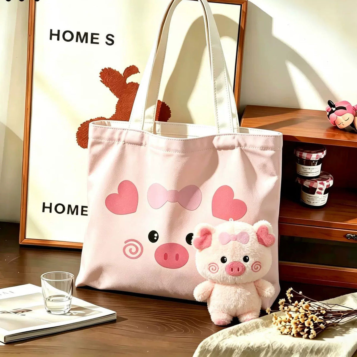 Cute Animal-Themed Tote Bag