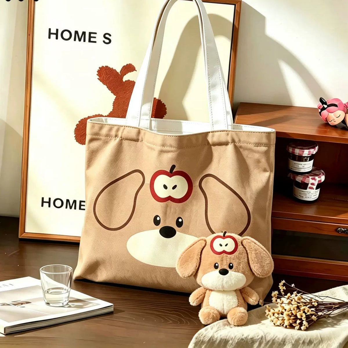 Cute Animal-Themed Tote Bag