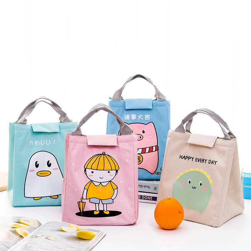 Cute Cat-Themed Insulated Lunch Bag
