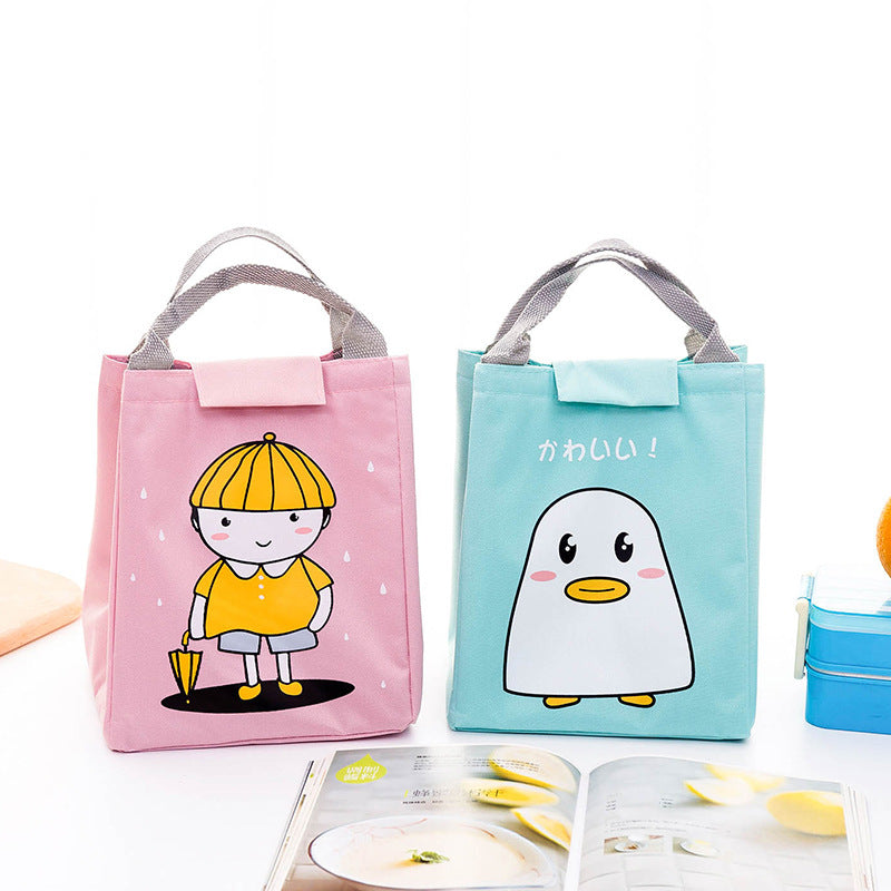 Cute Cat-Themed Insulated Lunch Bag