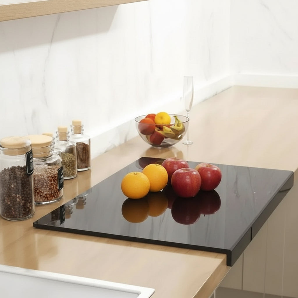 CUTTURA – Acrylic Cutting Board with Protective Lip