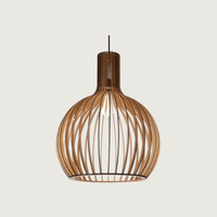 Scandinavian Wood Pendant Light for Ambiance