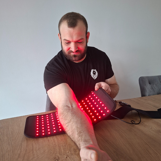 Dual-Wavelength Red & Near-Infrared Light Therapy Pad for Elbow & Joint Comfort