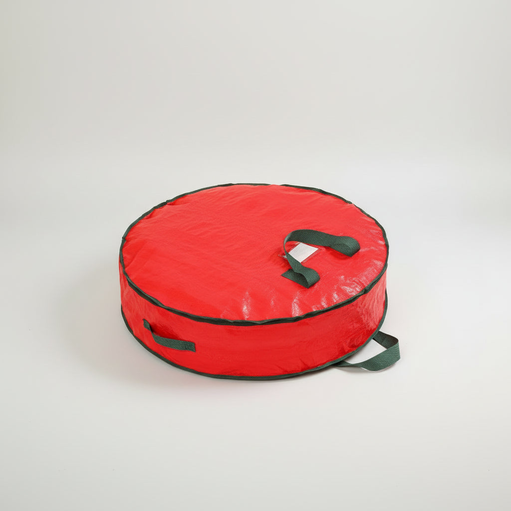 Durable Woven Fabric Christmas Ornament Storage Bag