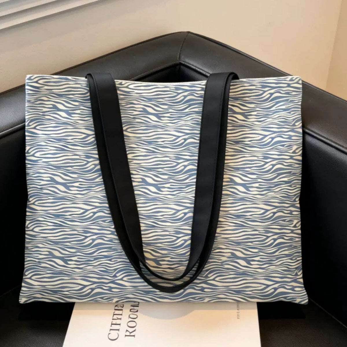 Eco-Friendly Zebra Print Tote Bag