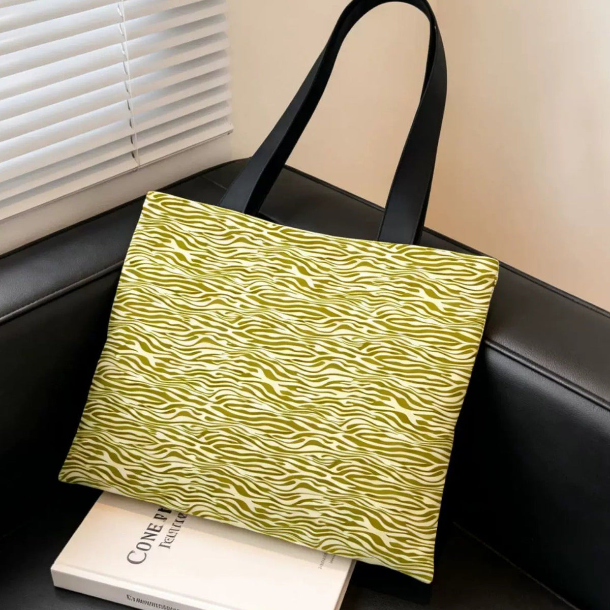 Eco-Friendly Zebra Print Tote Bag
