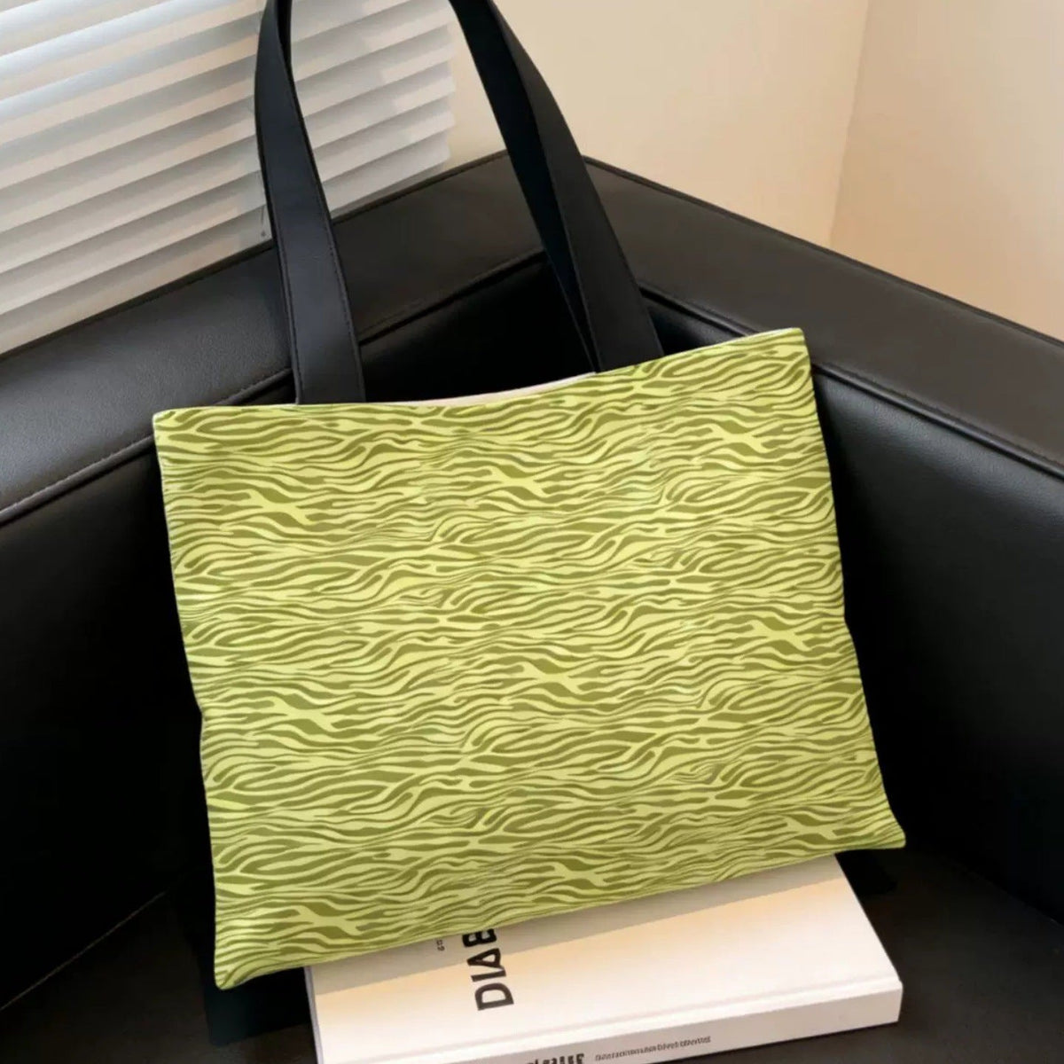 Eco-Friendly Zebra Print Tote Bag