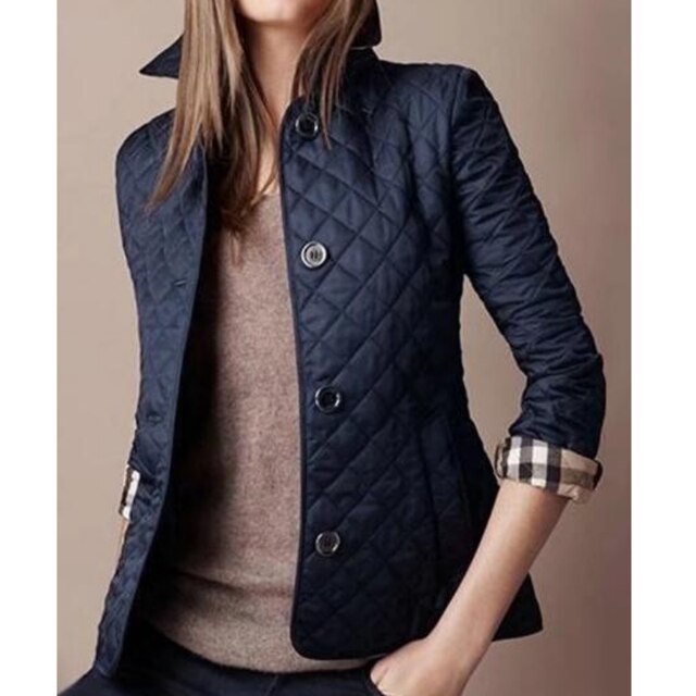 Elegant Buttoned Long Sleeve Jacket with Collar