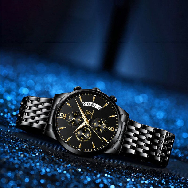Elegant Multifunction Men's Chronograph Watch