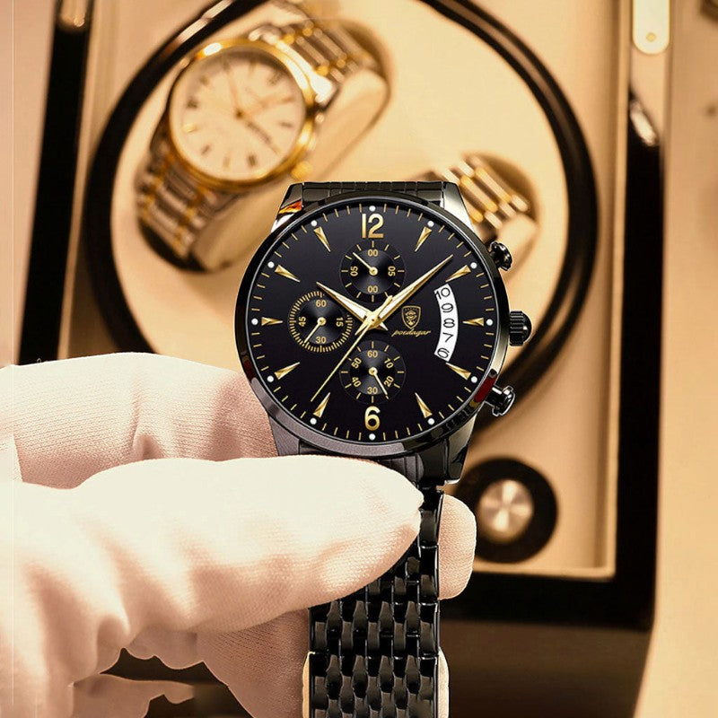 Elegant Multifunction Men's Chronograph Watch