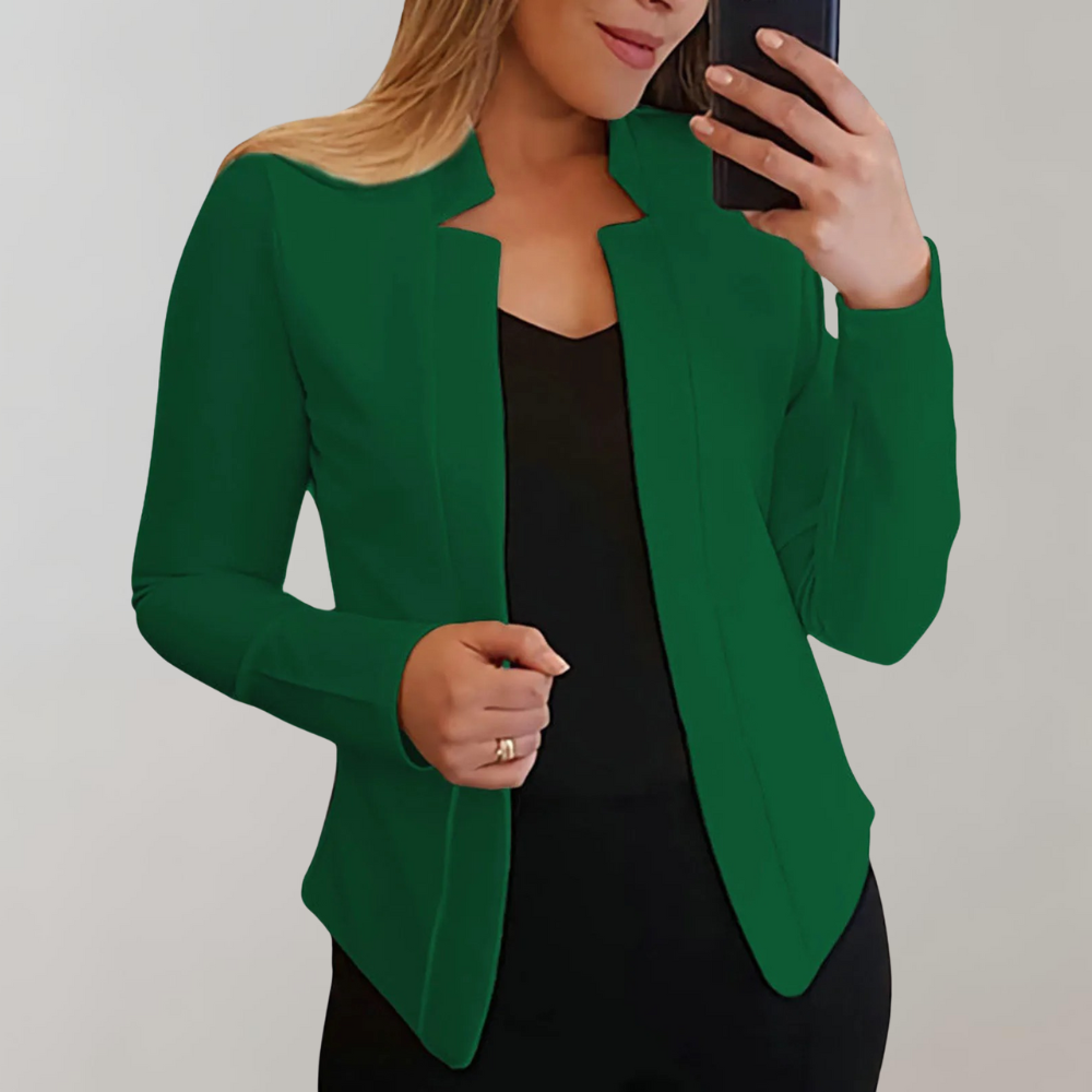 Elegant Women's Blazer with Lapel Collar and Lightweight Cut for Stylish Outfits