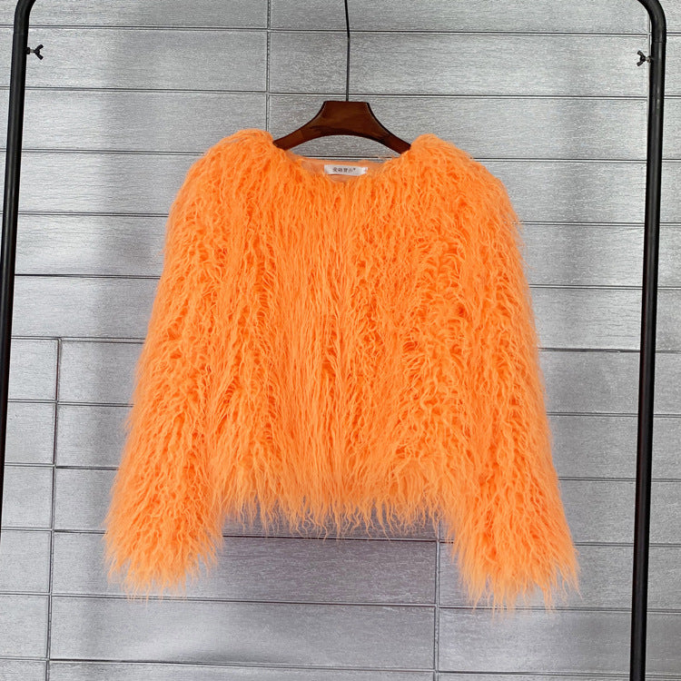 Elegant Women's Faux Fur Coat