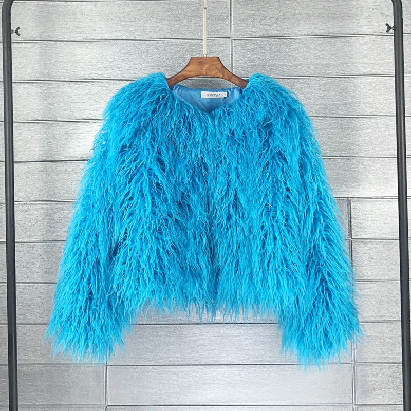 Elegant Women's Faux Fur Coat